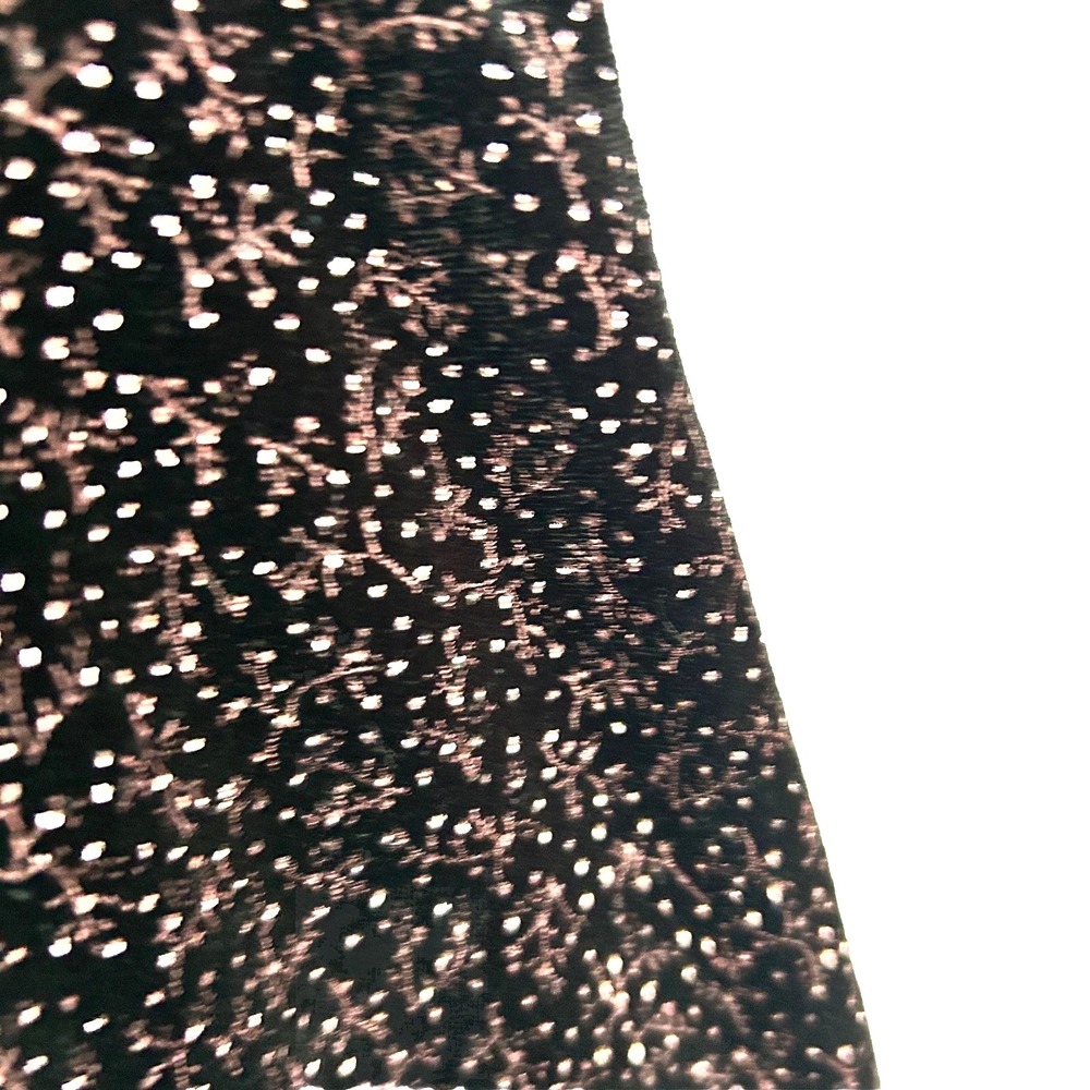 Vintage Velvet Bling Trumpet Fairygoth Flared Black Purple Skirt Womens L Y2K - Picture 2 of 15